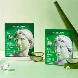 Mary & May Vegan Collagen Fresh Aloe Mask Set