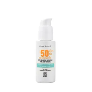 Alma Secret Solar Facial Natural Spf 50 Con Ceramidas, Antimanchas Y Oil-Free