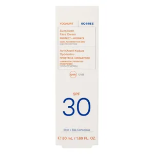Korres Crema Solar Con Color De Yogur Para La Cara Spf30