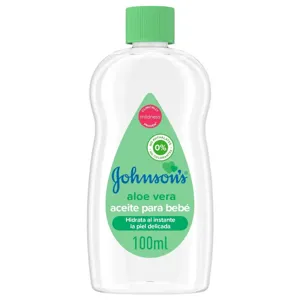 Johnson's Aloe Vera Hidrata Y Nutre Al Instante Crema Y Aceite Para Bebé