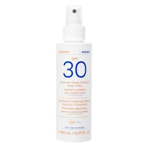 Korres Emulsión Solar En Spray De Yogur Para Rostro Y Cuerpo Spf30 Protección Solar