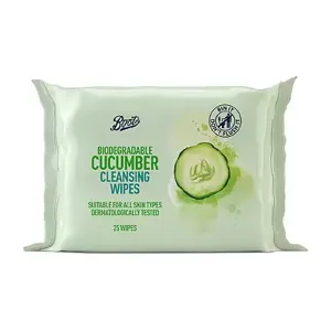 Boots Biodegradable Cucumber Cleansing Wipes
