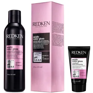 Redken Acidic Color Gloss Activated Glass Gloss Treatment And Conditioner Mini