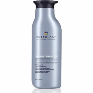 Pureology Strength Cure Blonde Purple Shampoo, Conditioner And Color Fanatic Spray