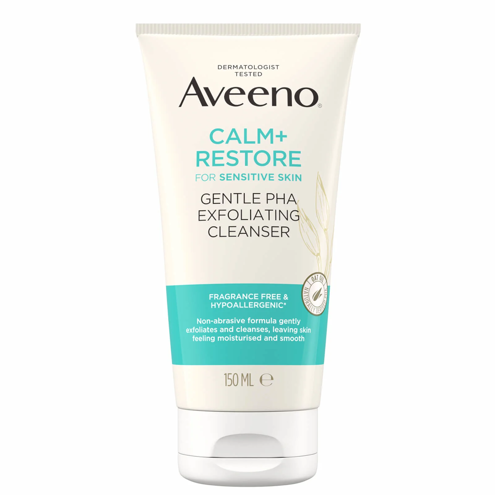 Aveeno Face Calm+Restore Gentle Pha Exfoliating Cleanser