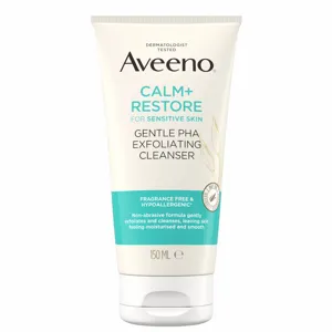 Aveeno Face Calm+Restore Gentle Pha Exfoliating Cleanser