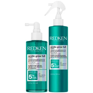 Redken Acidic Grow Full System Hair Serum & Acidic Grow Full System Instant Densifying Spray Duo