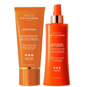 Institut Esthederm Adaptasun Uva/Uvb Protective Face And Body Duo