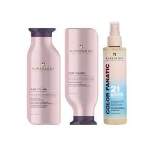 Pureology Pure Volume Shampoo, Conditioner And Color Fanatic Trio