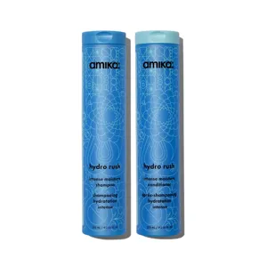 amika Hydro Rush Intense Moisture Shampoo & Conditioner Duo