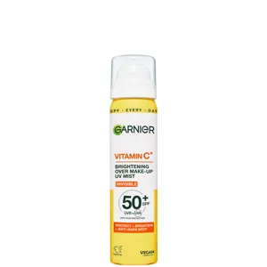 Garnier Vitamin C Brightening Over Make-Up Uv Mist Invisible With Spf50+ And Vitamin C