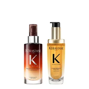 Kérastase Nutritive 8H Night Serum And Elixir Oil Duo