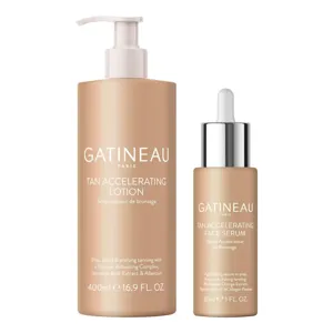 Gatineau Tan Accelerating Lotion And Lumipep Face Serum Duo Set
