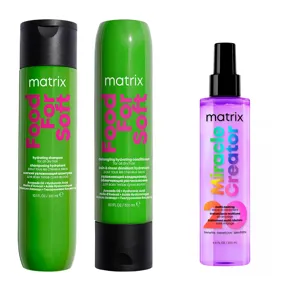 Matrix Food For Soft Shampoo, Conditioner And Miracle Creator Trio