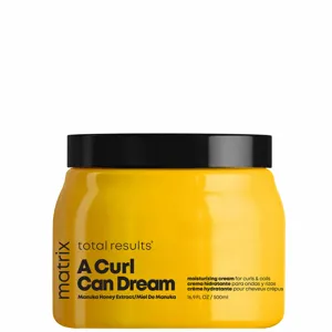 Matrix Total Results A Curl Can Dream Manuka Honey Infused Moisturising Hair Cream For Curls And Coils