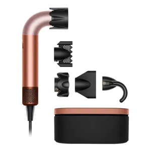Dyson Supersonic Hair Dryer Straight To Wavy Amber Silk / Pink Champagne