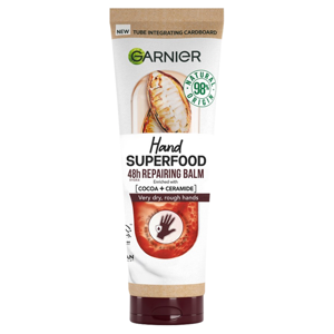 Garnier Vegan Hand Superfood, Reparierende Handcreme Mit Kakao Und Ceramid