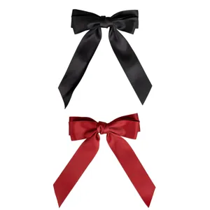 brushworks Satin Hair Bow Duo