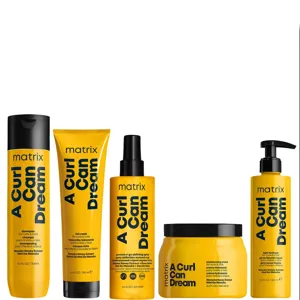 Matrix A Curl Can Dream Shampoo Hair Mask Moisturising Cream Light Hold Gel And Defining Spray