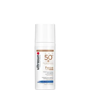 Ultrasun Crema Facial Solar Con Color Spf50+