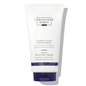 Christophe Robin Night Recovery Cream With White Lotus Flower
