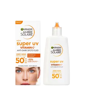 Garnier Ambre Solaire Super Uv Vitamin C Facial Fluid For Daily Use Spf 50+
