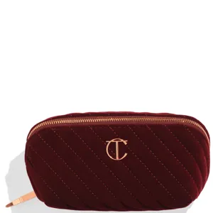 Charlotte Tilbury Organizer Velvet Makeup Bag
