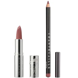 Chantecaille Signature Plum Mauve Pink Lip Duo