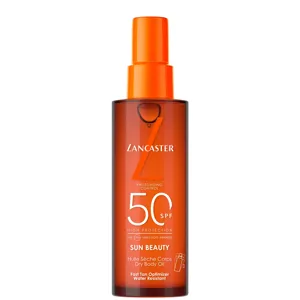 Lancaster Sun Beauty Satin Dry Oil Fast Tan Optimizer For Body Spf50