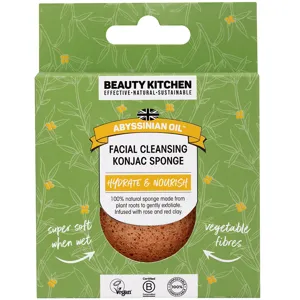 Beauty Kitchen Abyssinian Oil Facial Cleansing Konjac Sponge