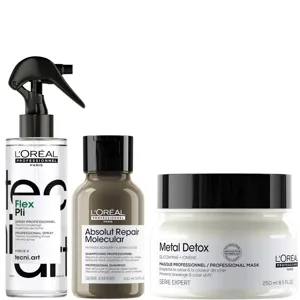L'Oréal Professionnel Metal Detox Hair Mask & Tecni Art Flex Pli Styling Spray