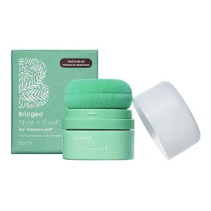 Briogeo Style + Treat - Tinted For Dark Hair - Dry Shampoo Puff
