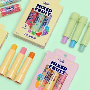 RUDE COSMETICS Mixed Fruit Lip Balm Trio