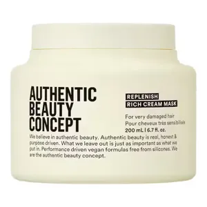 AUTHENTIC BEAUTY CONCEPT Replenish Rich Cream Mask - Reparierende Maske Für Dickes Und Krauses Haar