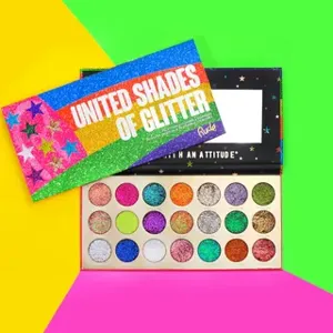 RUDE COSMETICS United Shades Of Glitter - Pressed Glitter Eyeshadow Palette