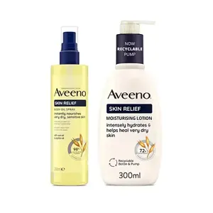 Aveeno Moisturising Body Oil & Lotion Duo
