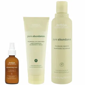 Aveda Trío Volumen Pure Abundance - Champú, Acondicionador Y Tónico Purescription