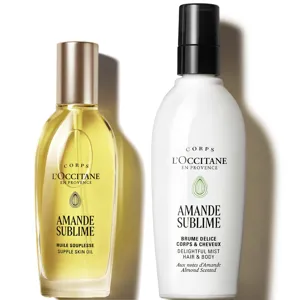L'Occitane its Silky Skin Routine with two decadent treatment