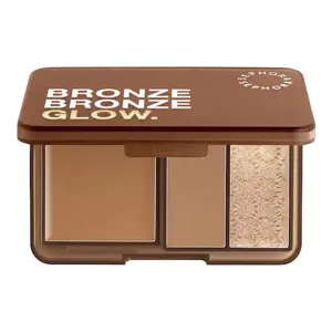 Sephora Collection Bronze Bronze Glow Palette - Trío De Bronceadores E Iluminadores Multitextura