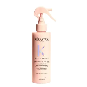 Kérastase Gloss Absolu Anti-Frizz Glaze Milk Spray With Glycolic Acid, Hyaluronic Acid And Wild Rose