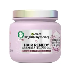 Garnier Original Remedies Rellenadora Con Infusión De Agua De Arroz Mascarillas Para El Cabello