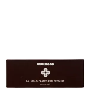Muihood 24K Gold Plated Ear Seed Kit