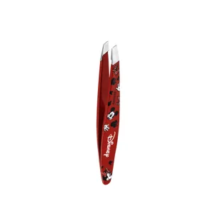 Tweezerman Mickey & Minnie Mouse We Got Ears Mini Oval Slant Tweezer