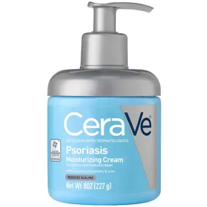 CeraVe Moisturizing Cream For Psoriasis Treatment With Salicylic Acid & Urea
