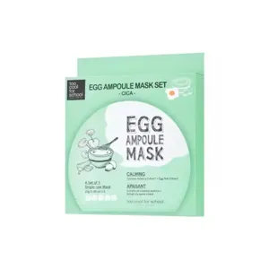 Too Cool For School Egg Ampouile Mask Cica Mascarillas De Celulosa