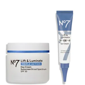 NO7 Lift & Luminate Day Cream And Eye Cream Duo