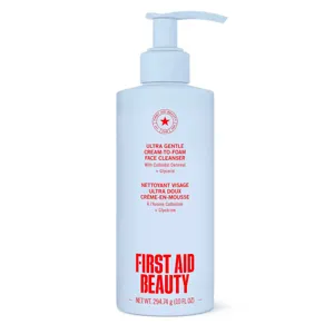 First Aid Beauty Ultra Gentle Cream-To-Foam Face Cleanser - With Colloidal Oatmeal + Glycerin