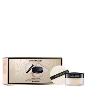 Laura Mercier Indulgent Icons Translucent Loose Setting Powder + Puff