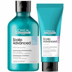 L'Oréal Professionnel Serié Expert Scalp Advanced Anti-Dandruff Shampoo And Hair Treatment Routine