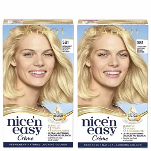 Clairol Nice' N Easy Crème Natural Looking Oil Infused Permanent Hair Dye Duo